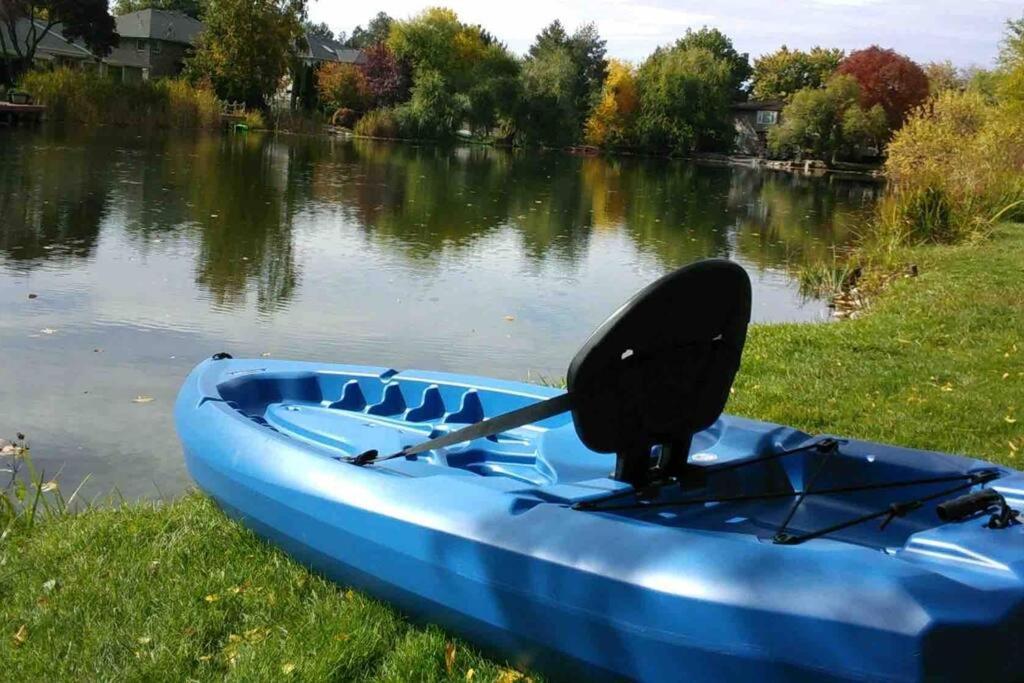 Front With Kayaks Bikes Near Greenbelt Boise